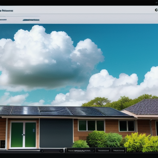Cloud operations dashboard and secure architecture blueprint, no people